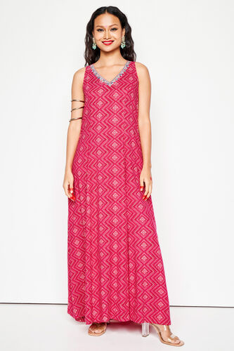Priyo A-Line Maxi Dress, Pink, image 7